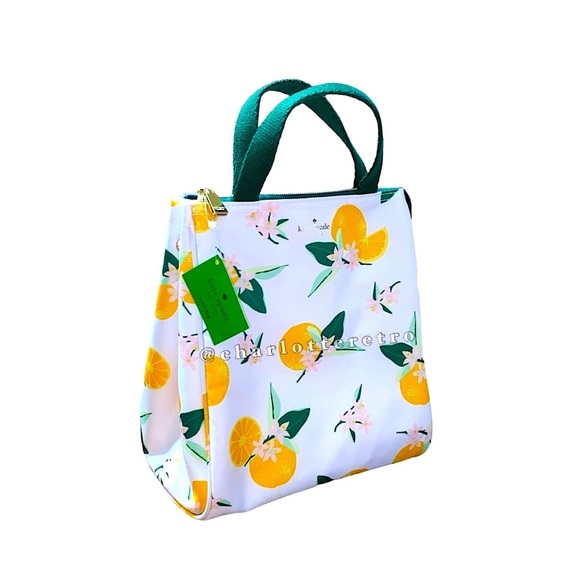 kate spade Handbags - NWT Kate Spade • Orange Citrus Insulated Lunch Bag